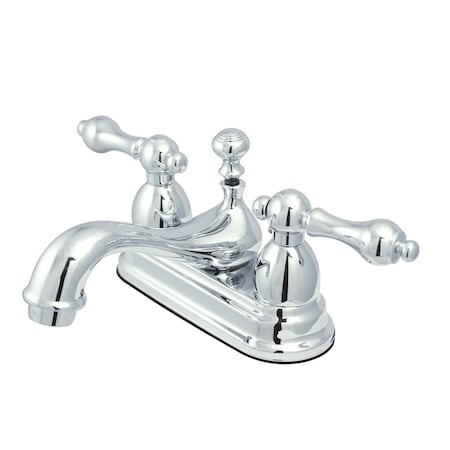 Kingston Brass KS3601AL 4" Centerset Bathroom Faucet, Polished Chrome KS3601AL
